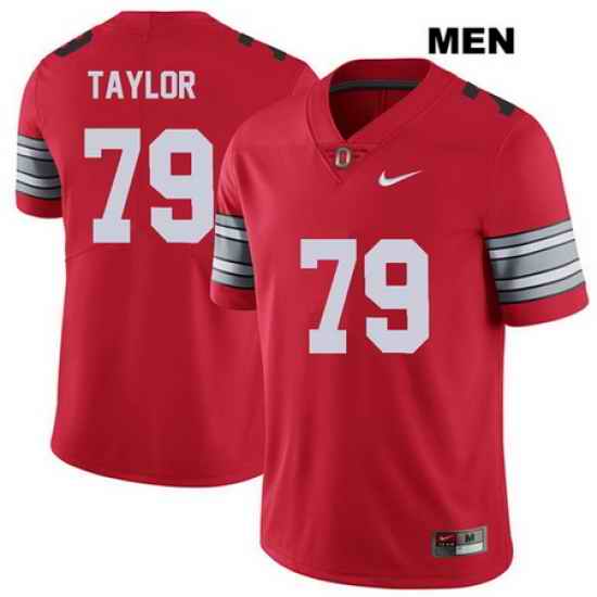 Brady Taylor Nike Ohio State Buckeyes Authentic 2018 Spring Game Stitched Mens  79 Red College Football Jersey Jersey